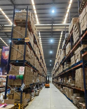 Inside a Shree Devnarayan warehouse